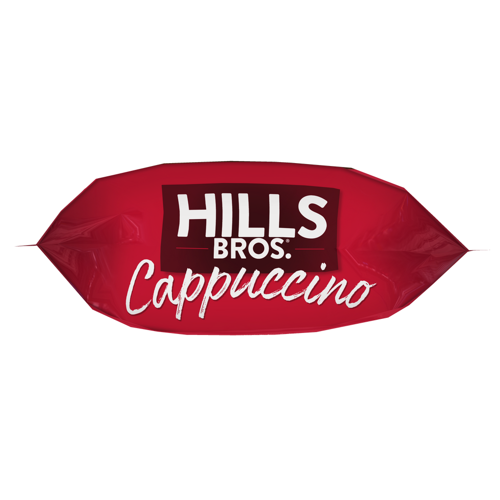 Indulge in the rich flavor of Hills Bros. French Vanilla Instant Cappuccino Mix - 52 oz Resealable Pouch.