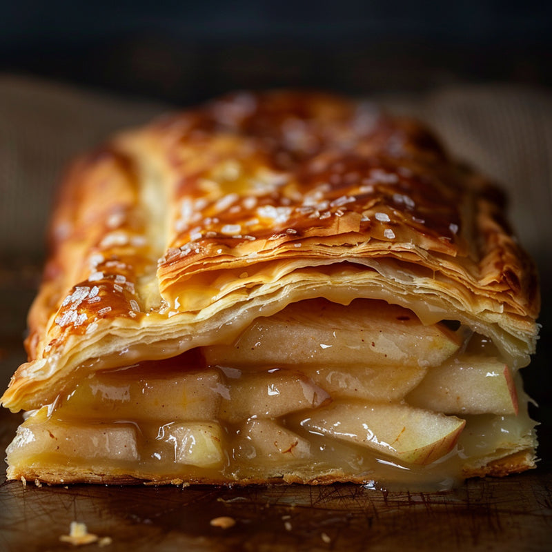 English Toffee Cappuccino Apple Turnovers