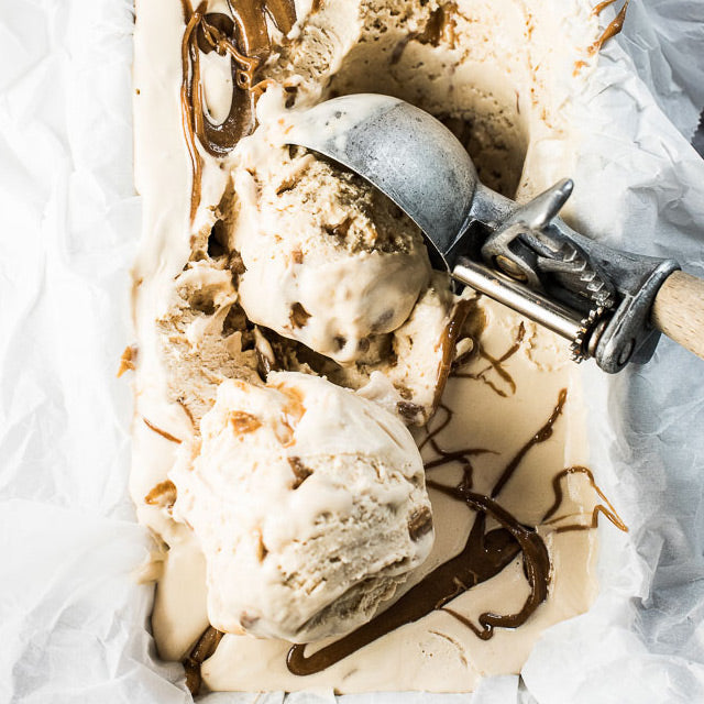 Salted Caramel No Churn Ice Cream