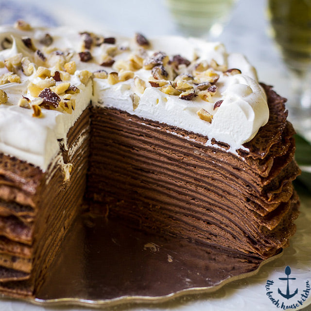 Hazelnut Crepe Cake