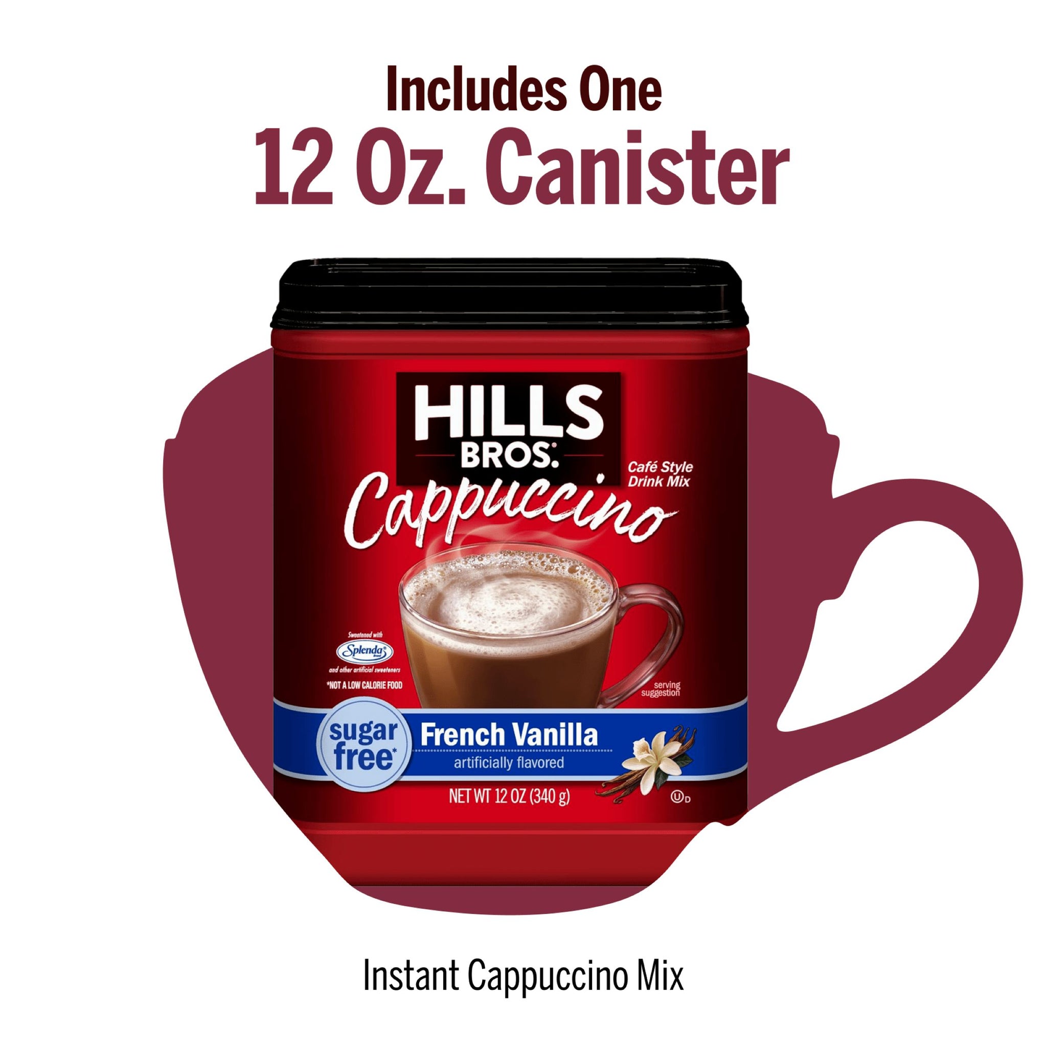Sugar-Free French Vanilla - Instant Cappuccino Mix – Hills Bros
