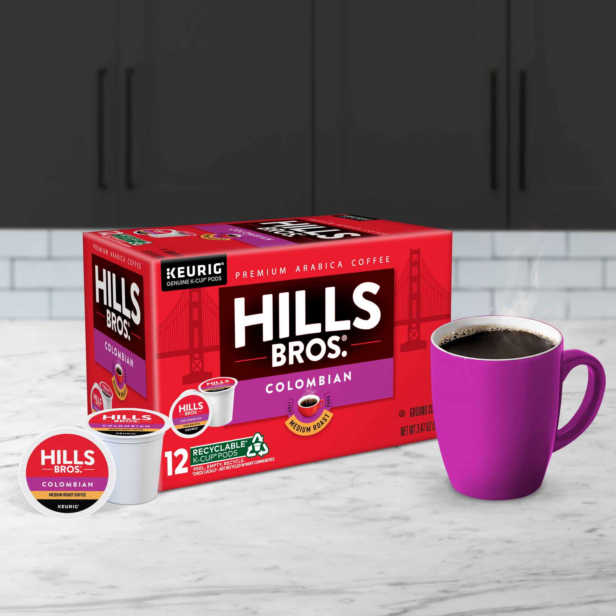 Colombian - Medium Roast - K-Cup® Pods – Hills Bros.® Coffee