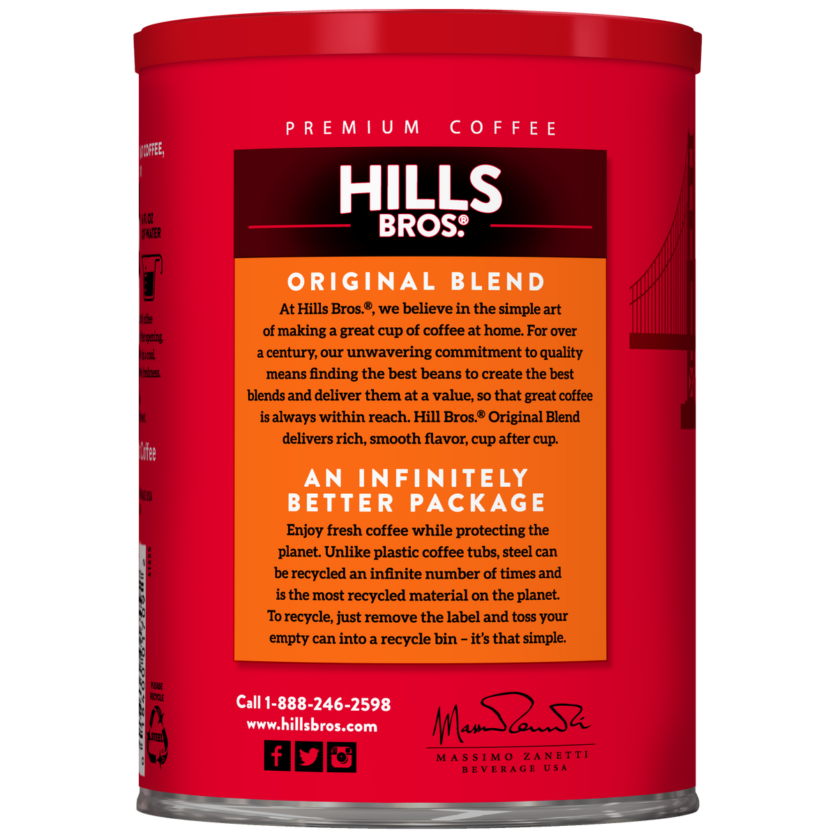 Original Blend - Medium Roast - Ground – Hills Bros.® Coffee