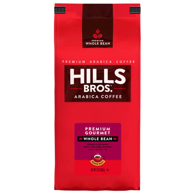 Hills Bros. Premium Gourmet - Medium Roast - Whole Bean - Premium Arabica coffee.