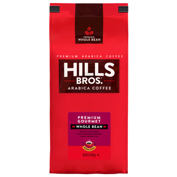 Hills Bros. Premium Gourmet - Medium Roast - Whole Bean - Premium Arabica coffee.
