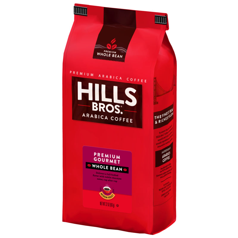 Premium Arabica whole bean coffee from Hills Bros. Coffee