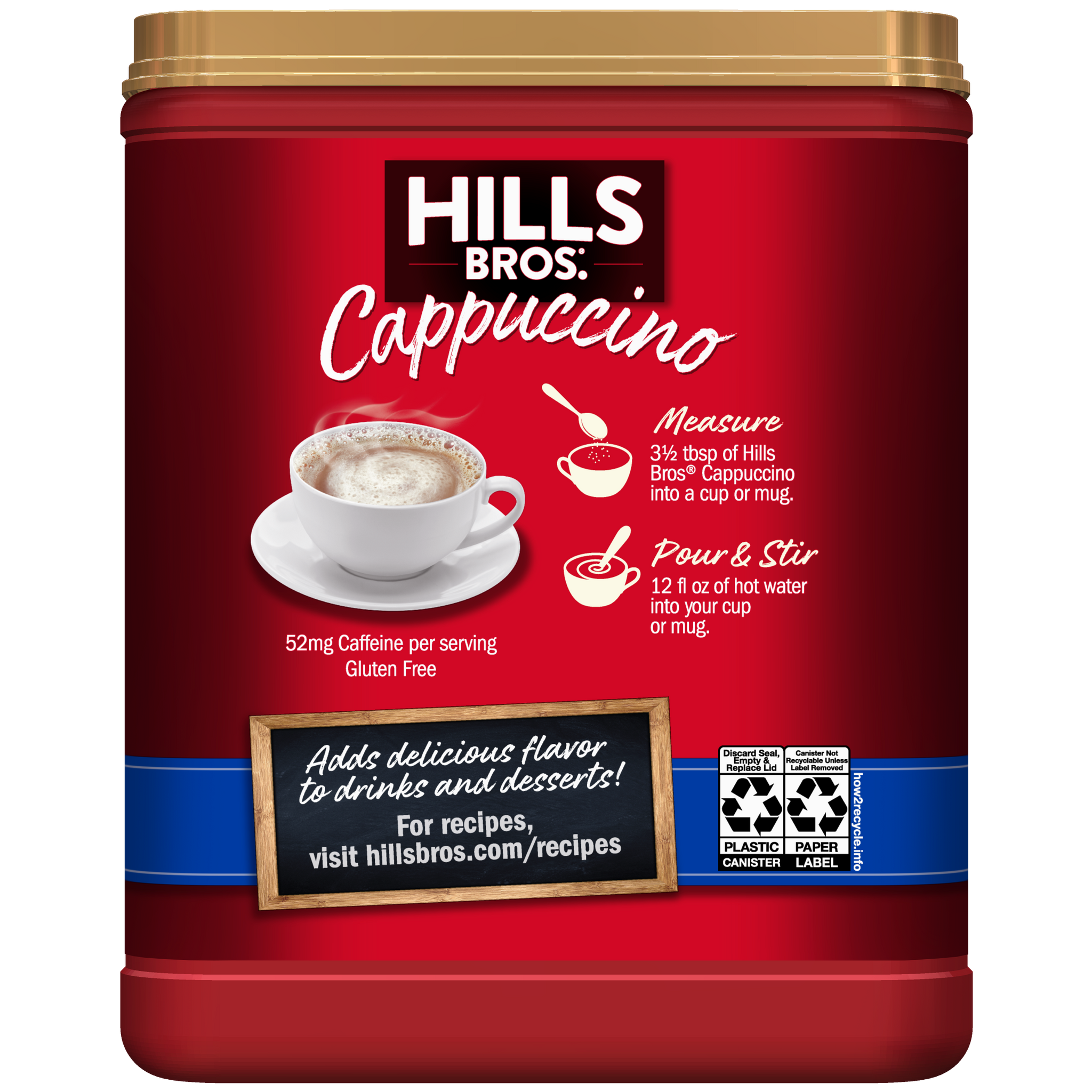 French Vanilla - Instant Cappuccino Mix – Hills Bros.® Coffee