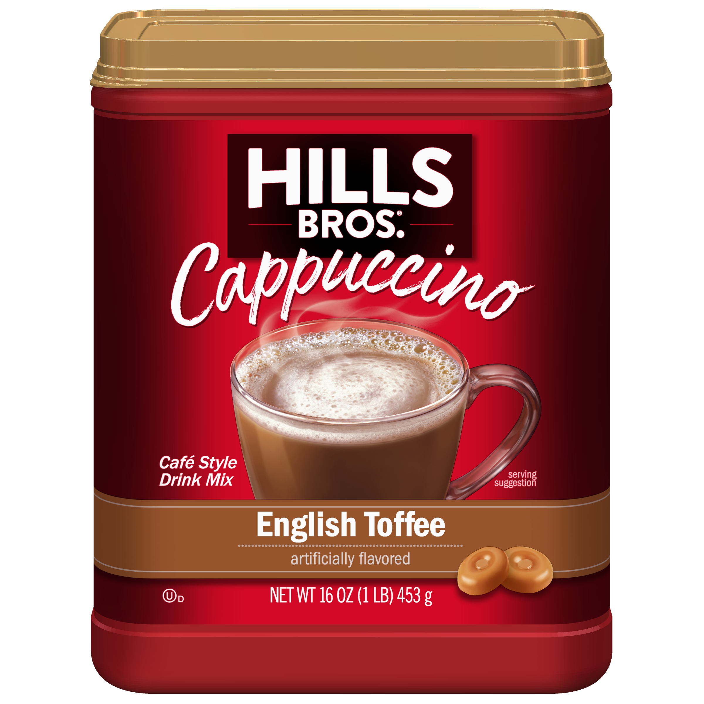 English Toffee Instant Cappuccino Mix – Hills Coffee