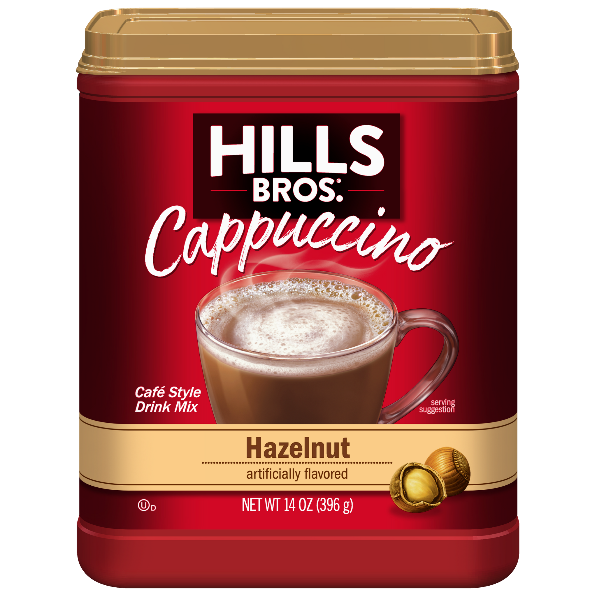 ぺろろんちーの Hazelnut - Instant Cappuccino Mix – Hills Bros.® Coffee & Cappuccino
