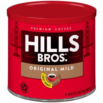 Hills Bros. Coffee Original Mild - Light Roast - Ground tin.