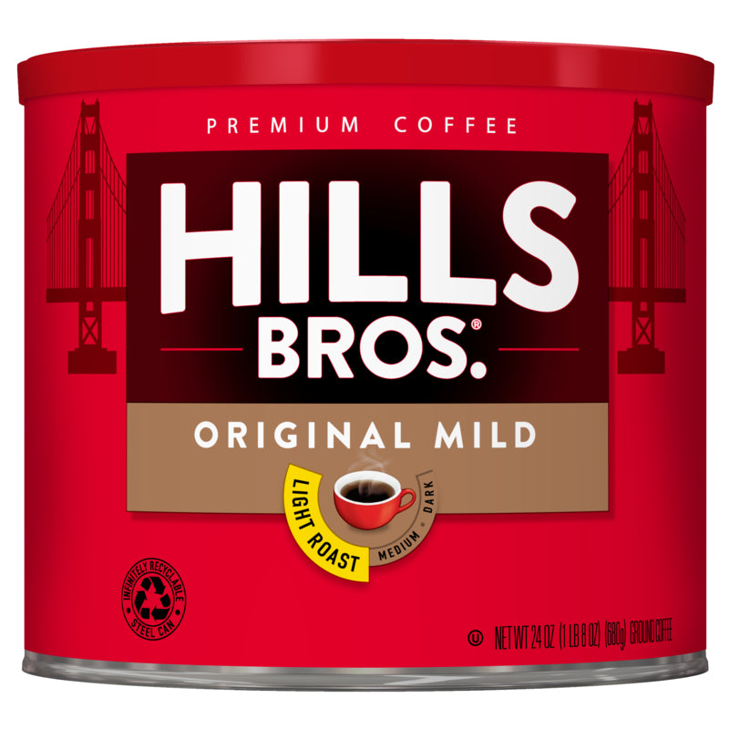 Hills Bros. Coffee Original Mild - Light Roast - Ground is gluten free.