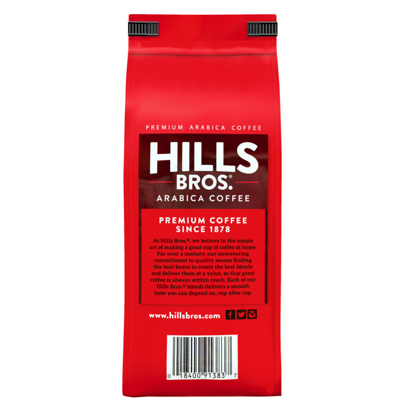 Hills Bros. Coffee Donut Shop premium coffee is made with a medium roast, delivering a rich and flavorful taste.