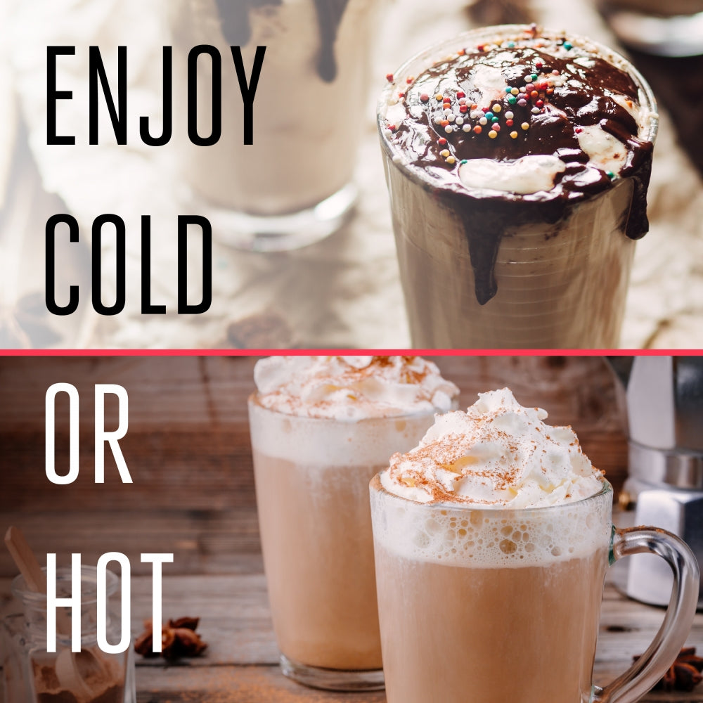 Indulge in refreshing Hills Bros. Frappés Chocolate Espresso and rich chocolate drinks, perfect for any coffee lover.